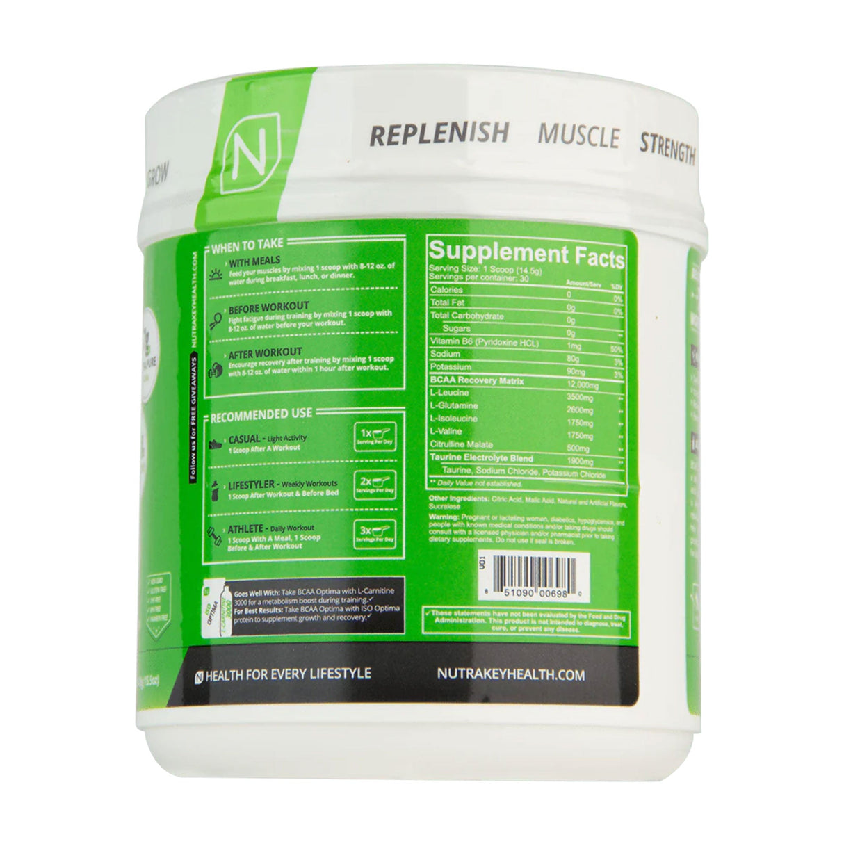 BCAA Optima by Nutrakey