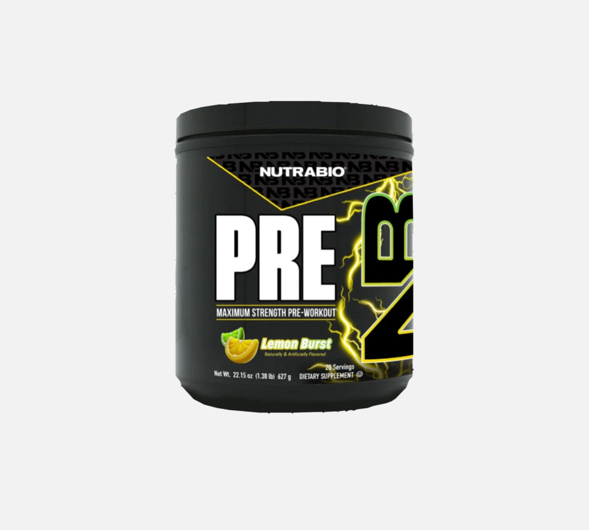 NutraBio PRE Workout Powder – Clinically Dosed Pre-Workout for Energy, Focus & Pump