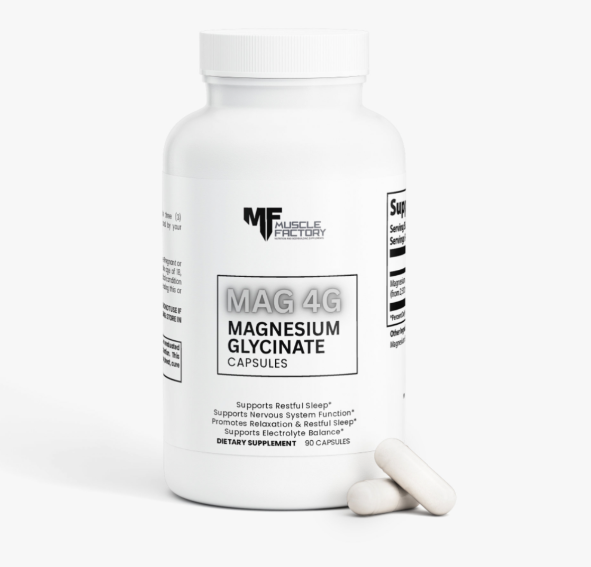 Muscle Factory® Magnesium 275 mg – High Absorption