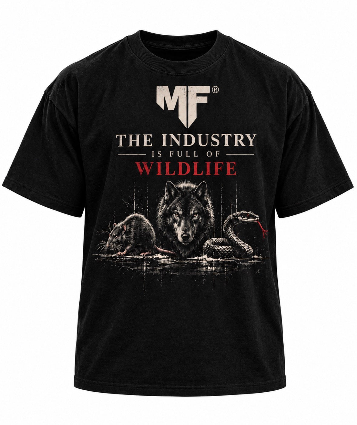 The Industry Is Full of Wildlife Graphic Tee | MUSCLE FACTORY