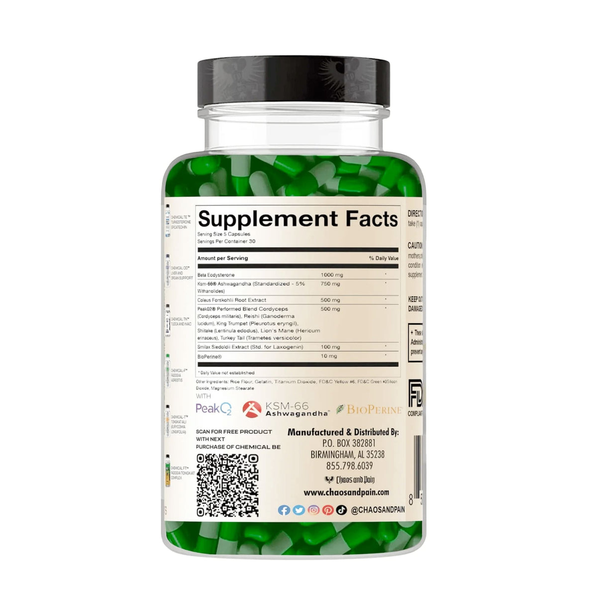 Chemical BE - Beta Ecdysterone by Chaos and Pain - MUSCLE FACTORY