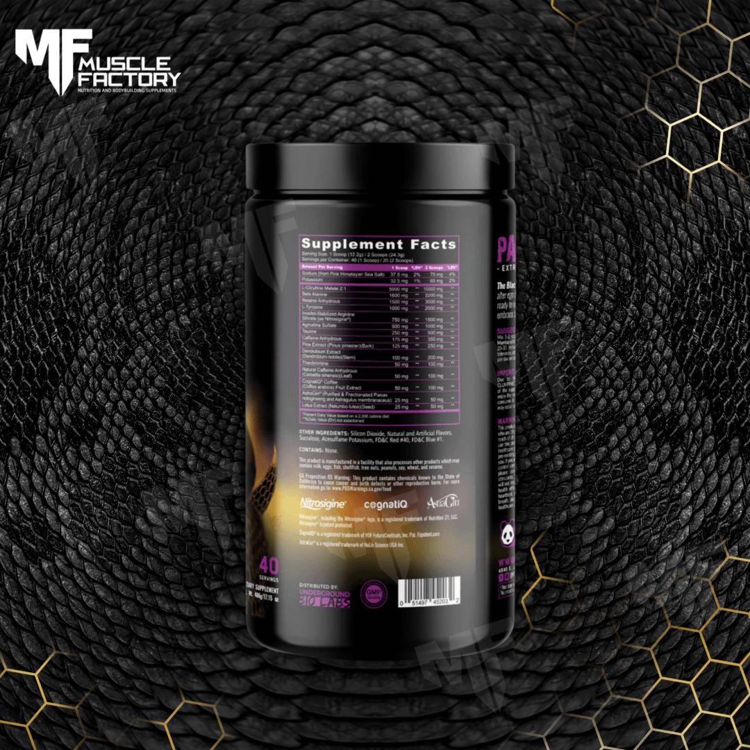 Panda Supps Black Mamba Limited Edition - MUSCLE FACTORY