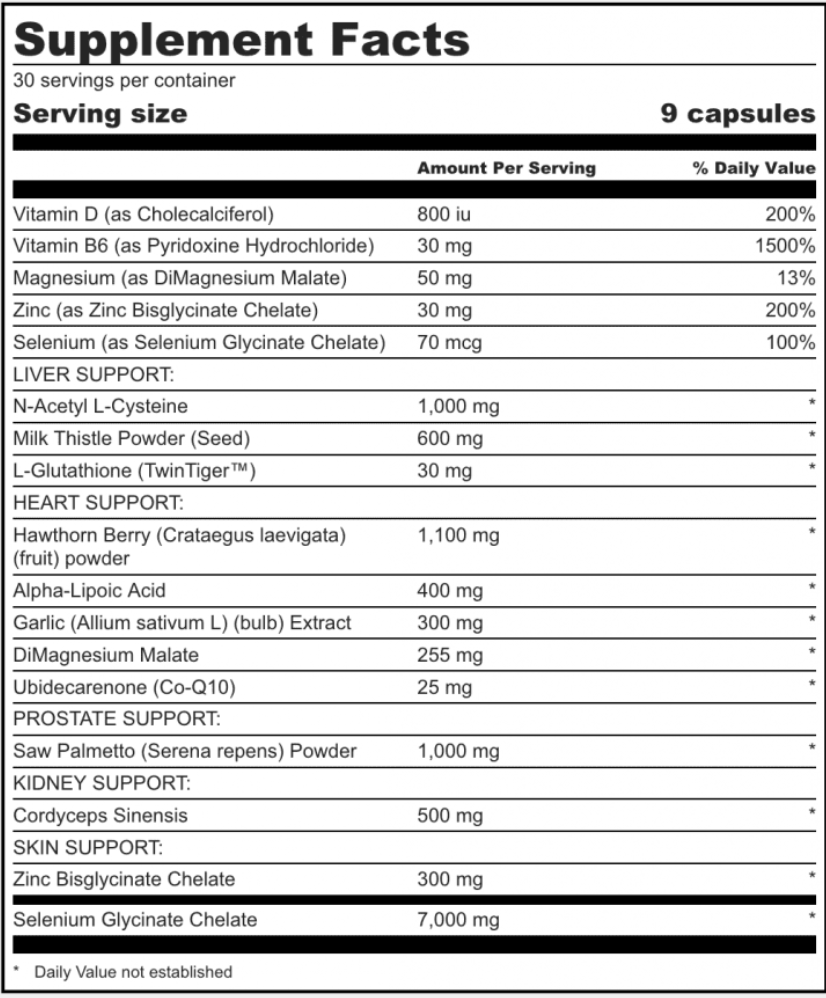5% Nutrition Liver and Organ Defender - Muscle Factory, LLC