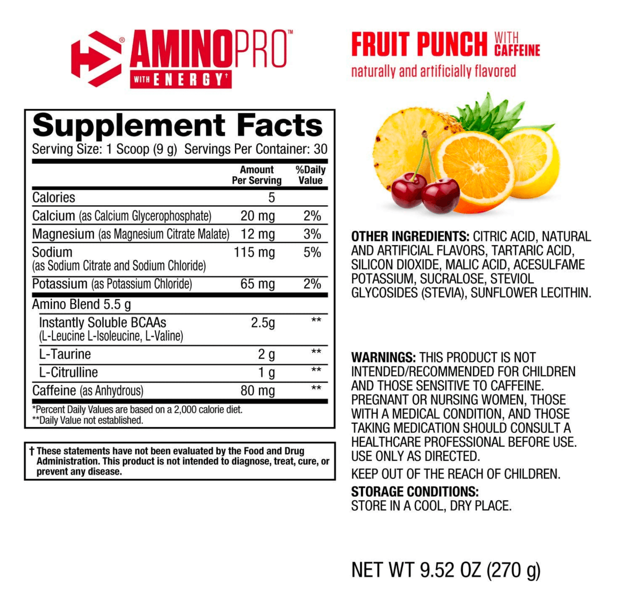 AminoPro +Energy - Muscle Factory, LLC