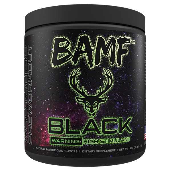 BAMF BLACK High Stimulant Nootropic Pre-Workout - Muscle Factory, LLC