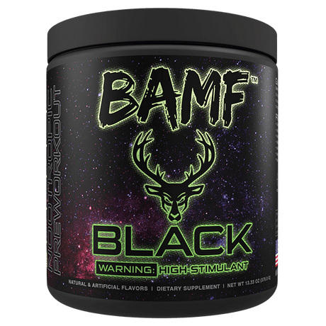 BAMF BLACK High Stimulant Nootropic Pre-Workout - Muscle Factory, LLC