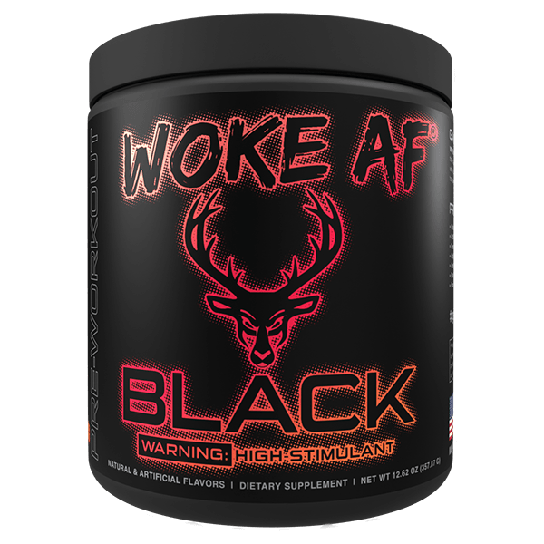 BLACK WOKE AF High Stimulant Pre-Workout - Muscle Factory, LLC