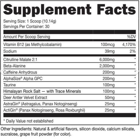 Bucked Up Pre-Workout - Muscle Factory, LLC
