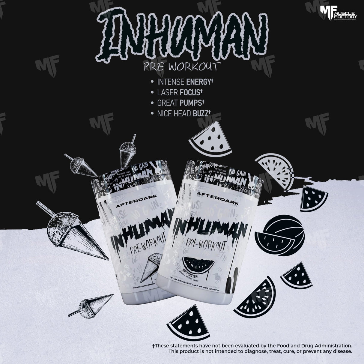 Inhuman Pre-Workout by AFTERDARK - Muscle Factory, LLC