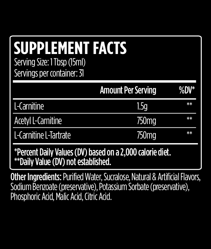 L-CARNITINE 3000 - Muscle Factory, LLC