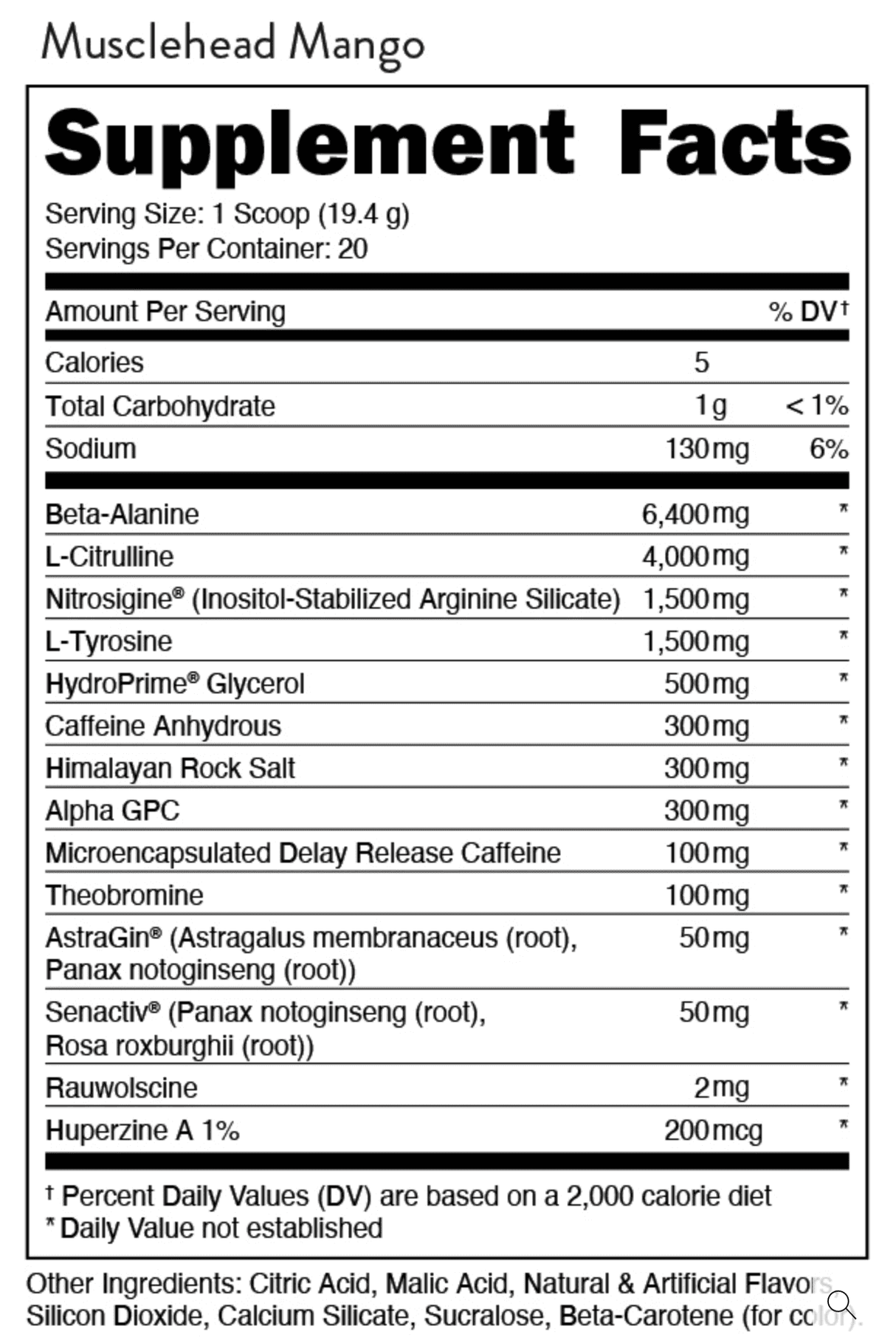 MOTHER BUCKER - PRE-WORKOUT - Muscle Factory, LLC