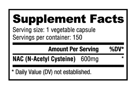 N-Acetyl-Cysteine ( NAC) - Muscle Factory, LLC