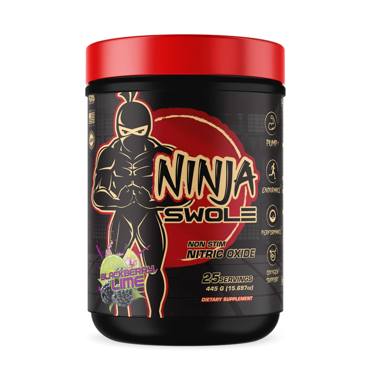 Ninja Swole - Non-Stim Pre Workout - Muscle Factory, LLC