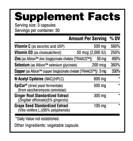 Nutrabio Immune - Muscle Factory, LLC