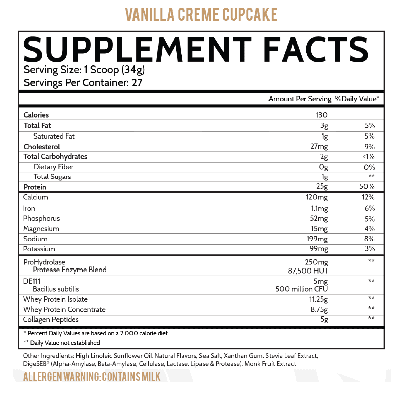 PROTEIN+ Collagen & Probiotics - Muscle Factory, LLC