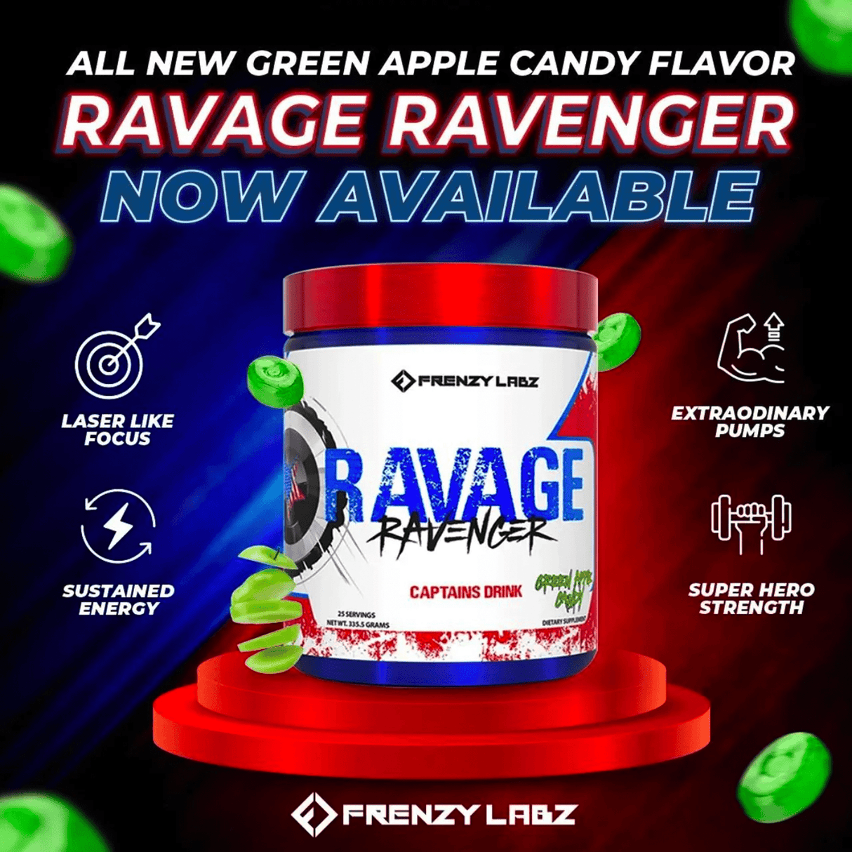 Ravage Ravenger Pre-Workout - Muscle Factory, LLC