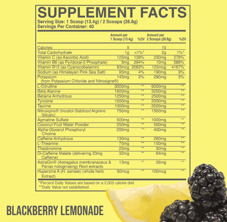 RAW Nutrition Thavage PRE - Muscle Factory SC