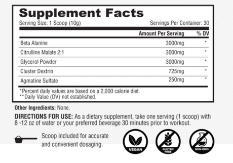 Stim-Free Pump by Metabolic Nutrition - Muscle Factory, LLC