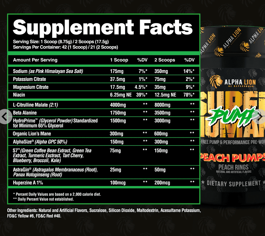 SUPERHUMAN PUMP - Muscle Factory, LLC