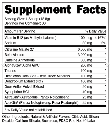 WOKE AF - High Stimulant Pre-Workout - Muscle Factory, LLC