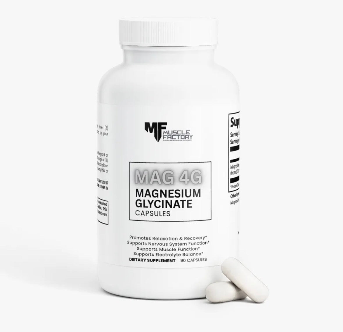 Muscle Factory® Magnesium 275 mg – High Absorption