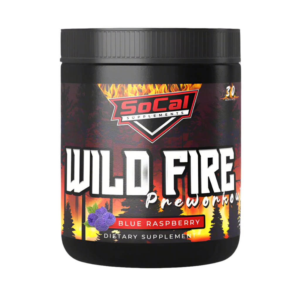 WiId Fire Pre-Workout – High-Stim Energy & Performance Boost by SoCal Supps | 30 Servings |