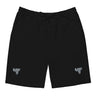 MUSCLE FACTORY ® MF Embroidered Logo Black Performance Shorts - Men’s Activewear - MUSCLE FACTORY