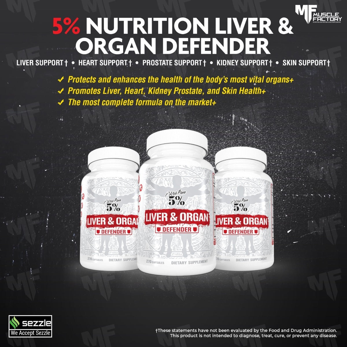 5 Nutrition Liver and Organ Defender Muscle Factory, LLC
