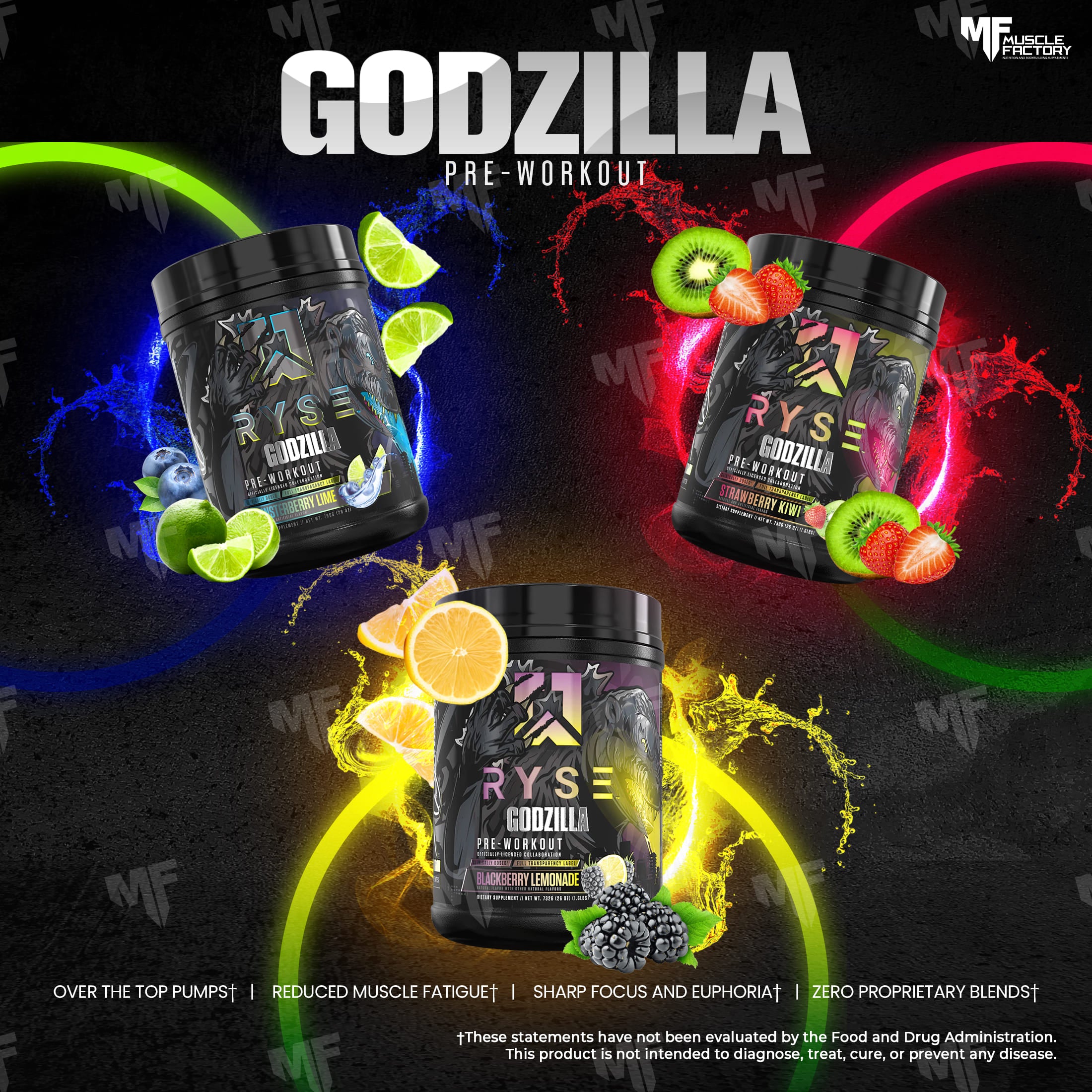 GODZILLA PREWORKOUT Muscle Factory, LLC