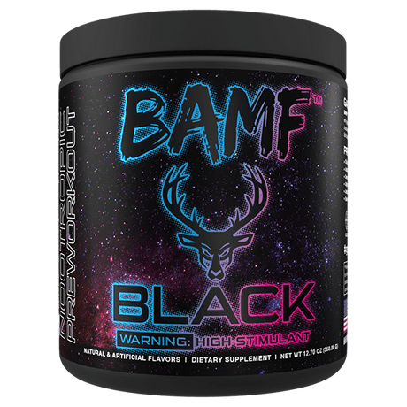 BAMF BLACK High Stimulant Nootropic Pre-Workout - Muscle Factory, LLC