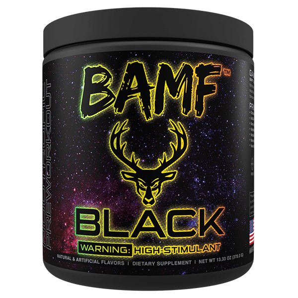 BAMF BLACK High Stimulant Nootropic Pre-Workout - Muscle Factory, LLC