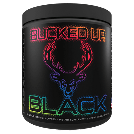 BLACK Pre-Workout - Bucked Up - Muscle Factory, LLC