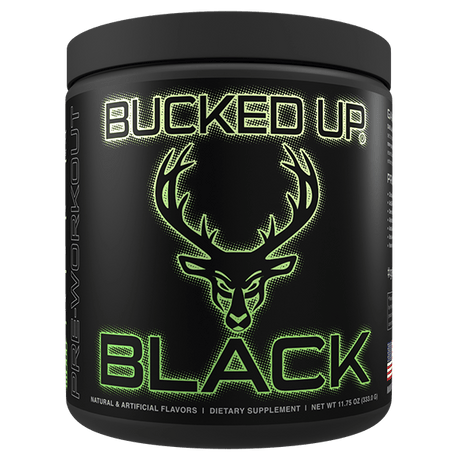 BLACK Pre-Workout - Bucked Up - Muscle Factory, LLC