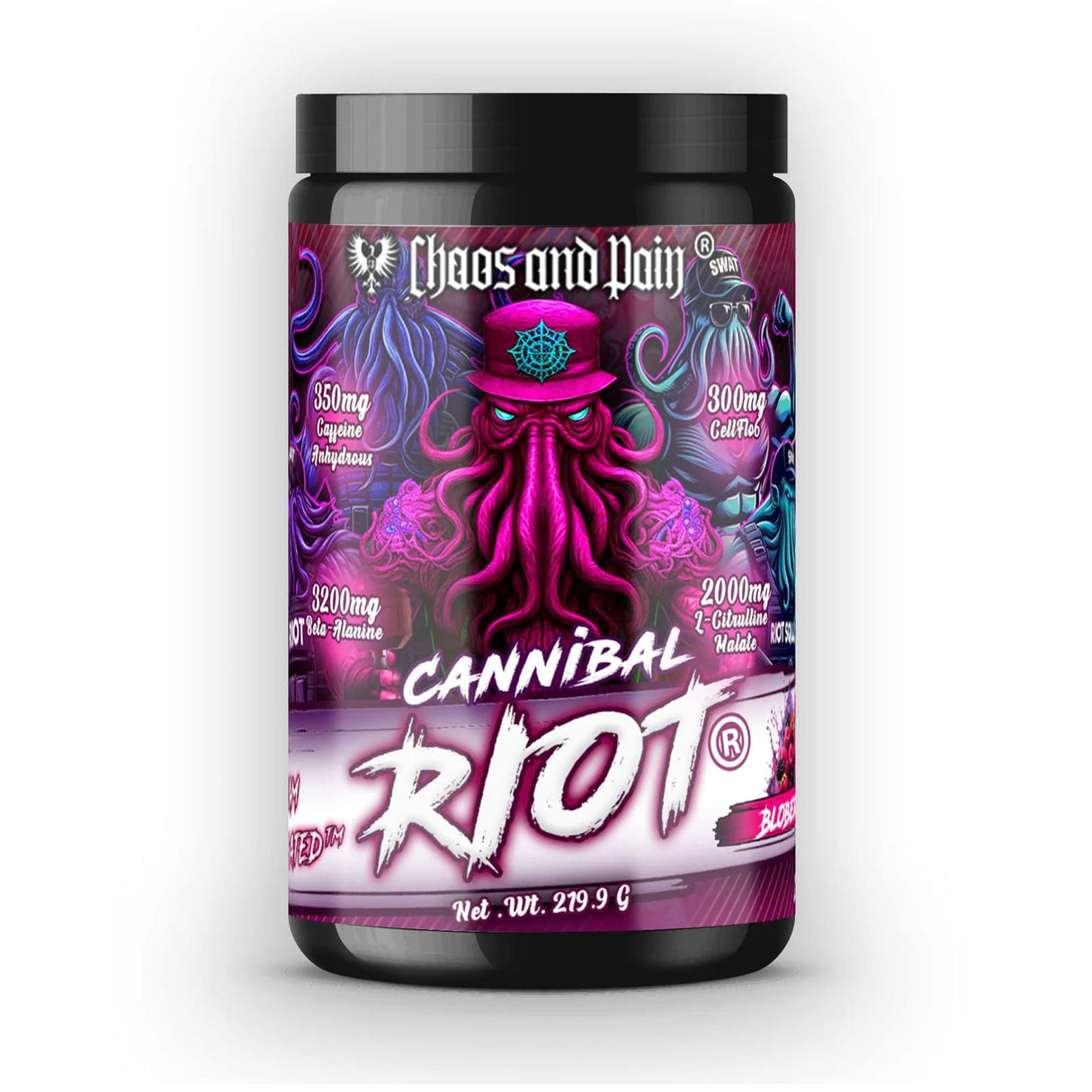 Cannibal Riot OG Pre-Workout by Chaos and Pain - Muscle Factory SC