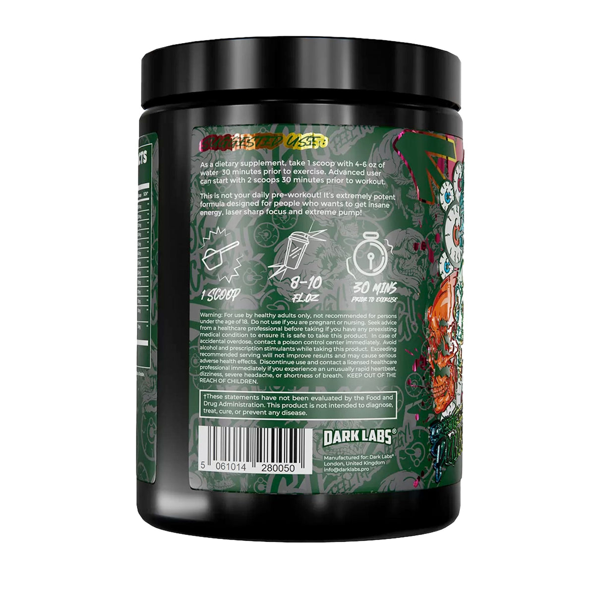 Crack OG Pre-Workout by Dark Labs - Muscle Factory SC