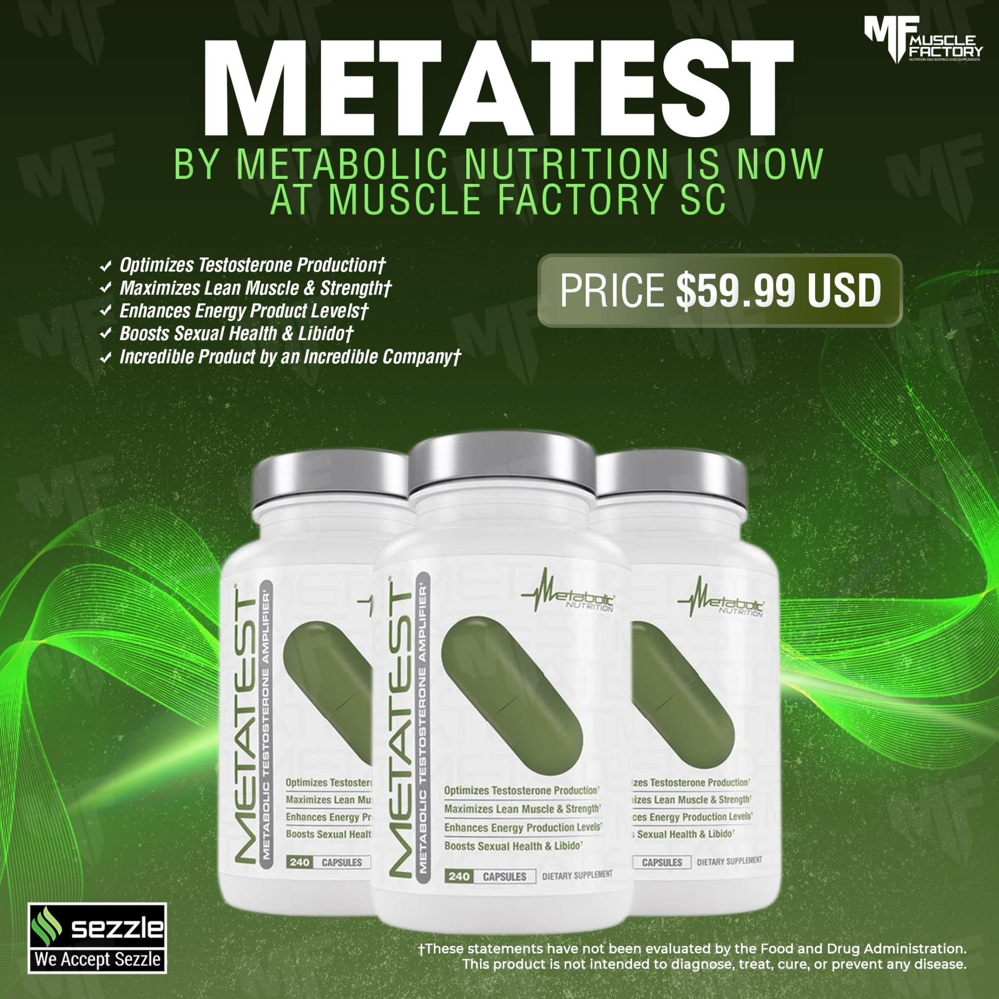 MetaTest by Metabolic Nutrition- Muscle Factory, LLC