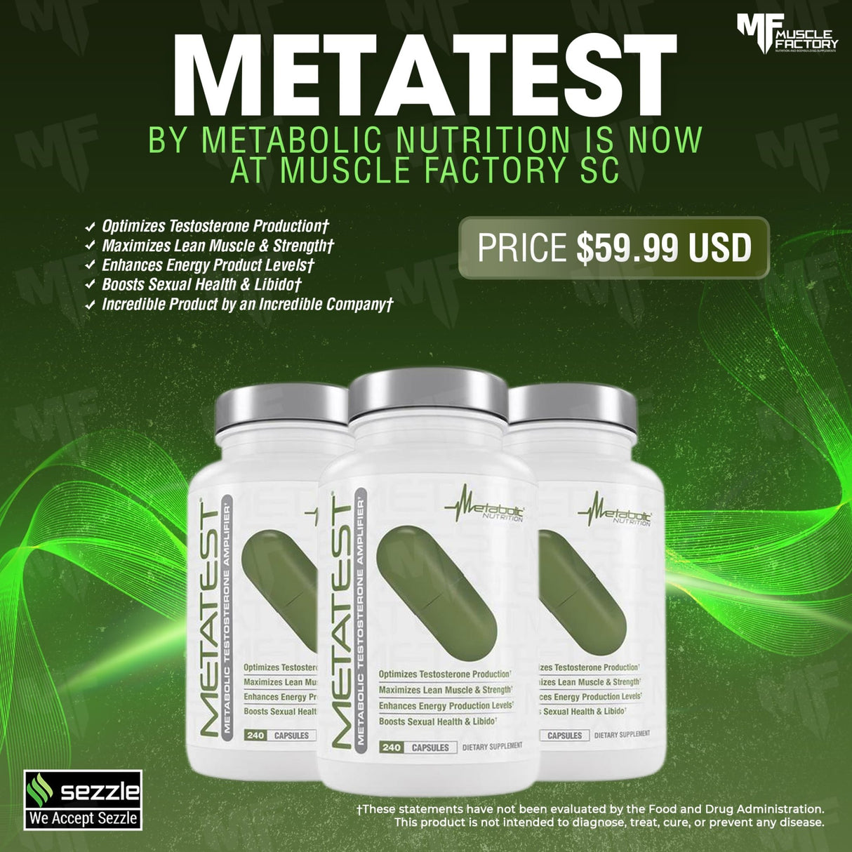 MetaTest by Metabolic Nutrition - Muscle Factory, LLC