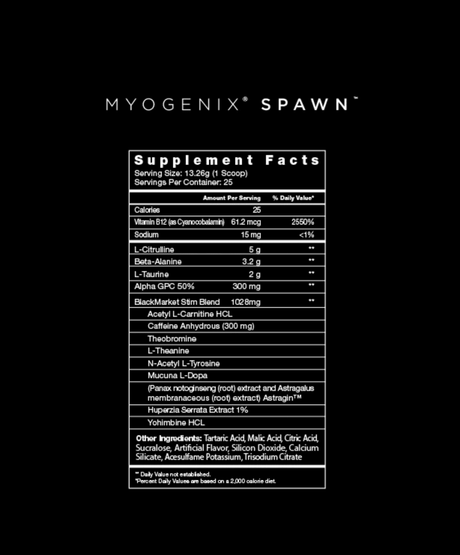 Myogenix Spawn - Muscle Factory, LLC