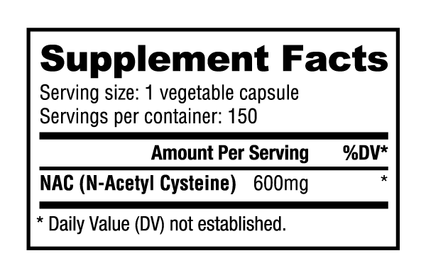 N-Acetyl-Cysteine ( NAC) - Muscle Factory, LLC