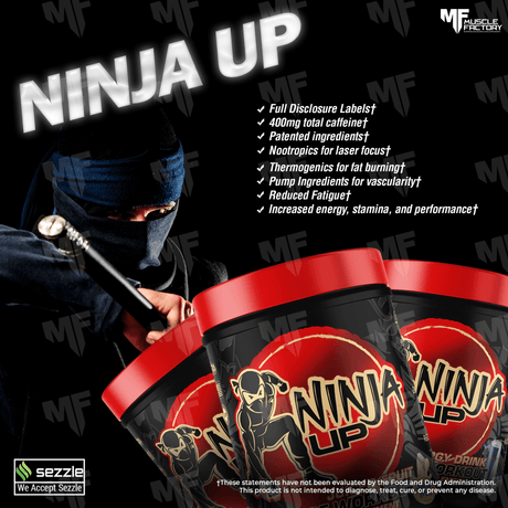 Ninja Up Pre Workout - Muscle Factory, LLC