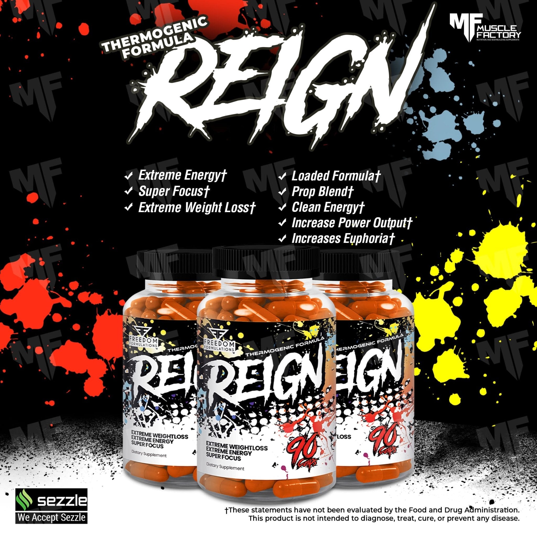 Reign Thermogenic Fat Burner Freedom Formulations