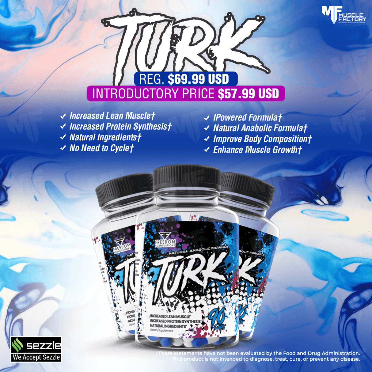 Turk by Freedom Formulations - Muscle Factory, LLC